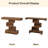 42.5" Wood Console Table-1361197491