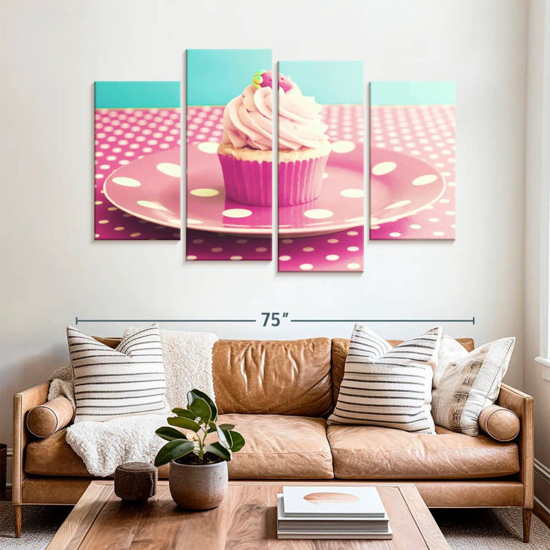 Yarlin Cupcake, 42" H x 68" W