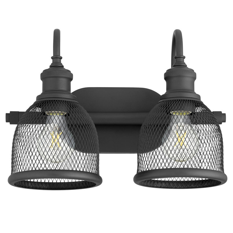 Crowley 2 - Light Dimmable Vanity Light, Noir, 2 Lights
