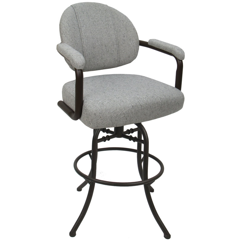 Tabouret de bar et de comptoir pivotant Shrestha, Tabouret de comptoir (siège d'une hauteur de 26 p