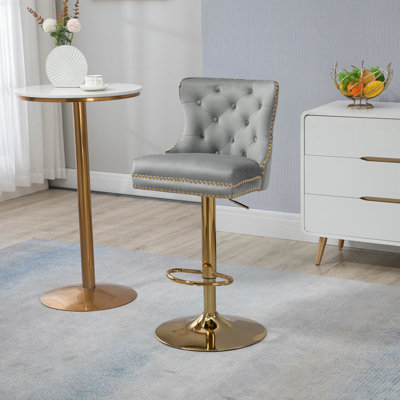 Tabouret de bar à hauteur ajustable Jerica