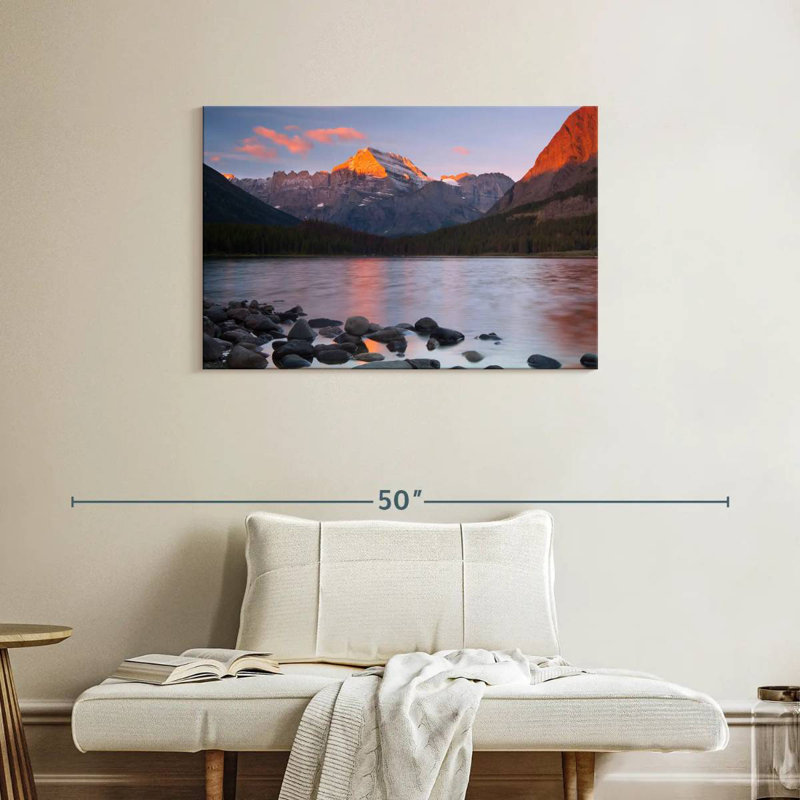 Coucher de soleil fantaisiste Alvord Montana, H 24 po x l 36 po