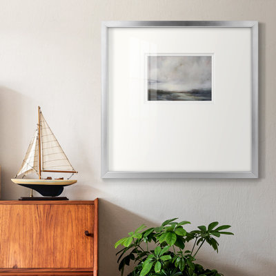 Toile tendue avec châssis de qualité supérieure Light Effect VII V1 - prête à être accrochée