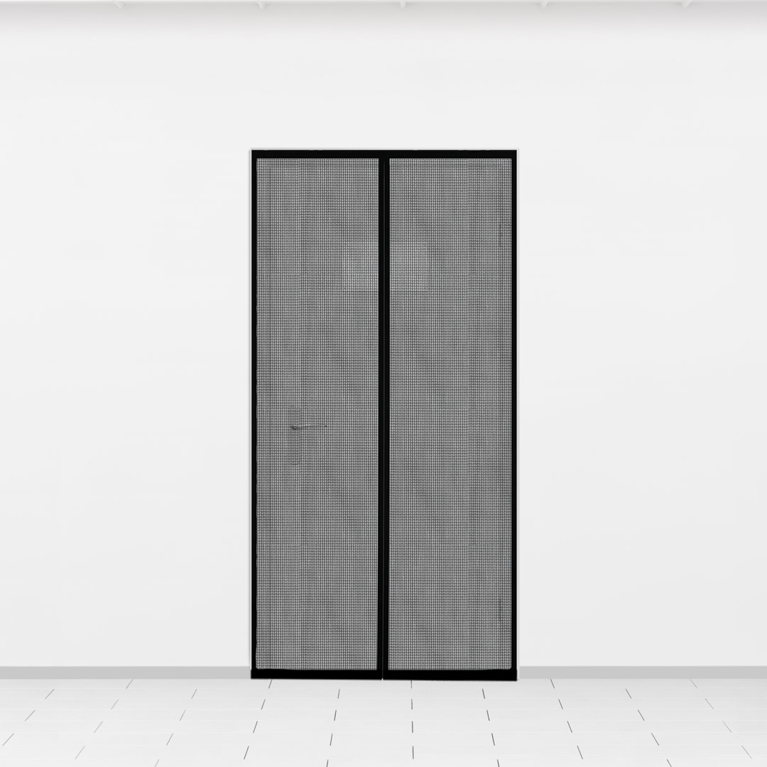 Covers & All Magnetic Screen Door, Made of 6 Oz Black Mesh Resistant to Abrasion Covers & All 