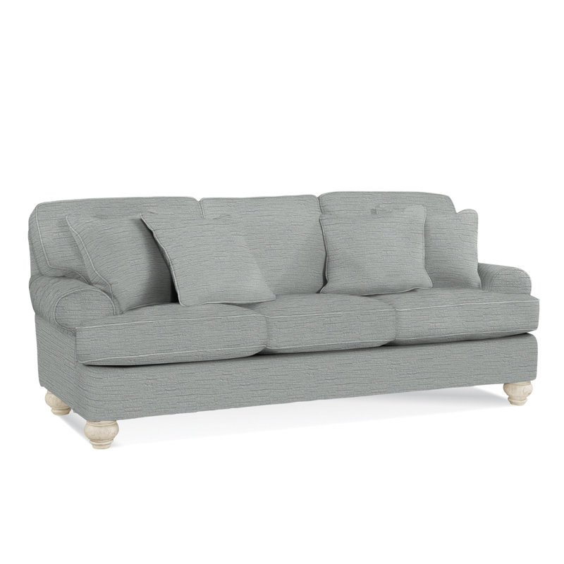 Canapé-lit Artisan Landing, Hatteras, Matelas Air Dream, Rayures bleues / beiges 0209-61
