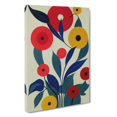 Art Flowers Abstract No.6 - Wrapped Canvas