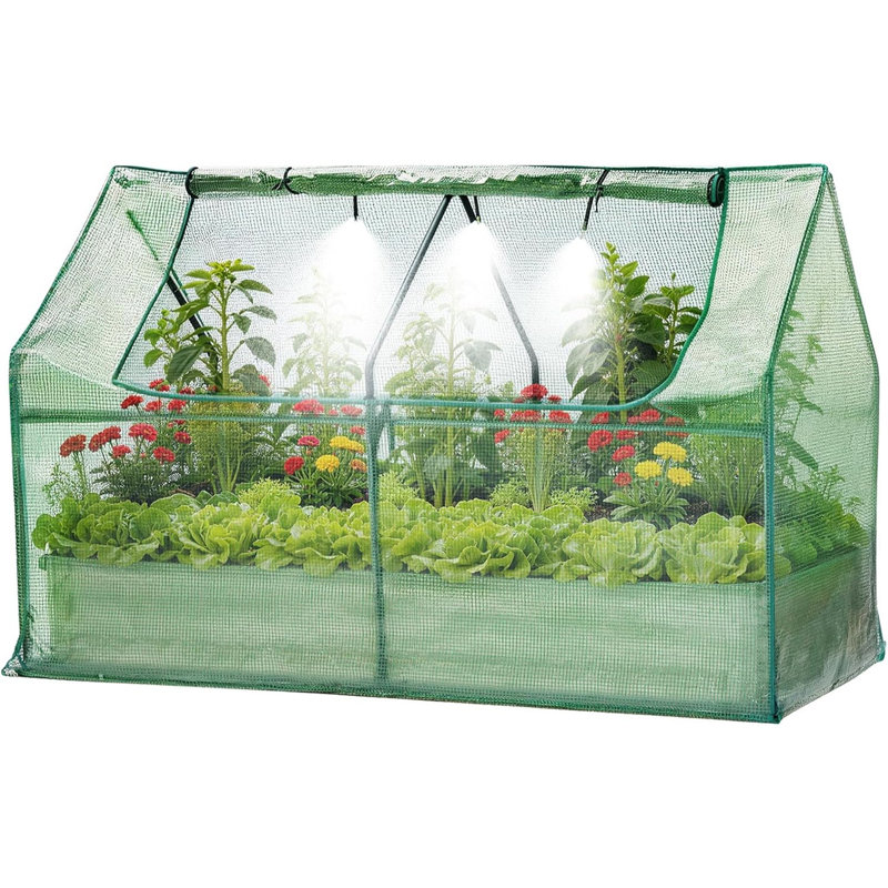 Metal Raised Garden Bed, 30cm H x 180cm W x 90cm D