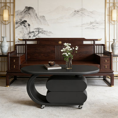 Table basse Rock Slab avec rangement