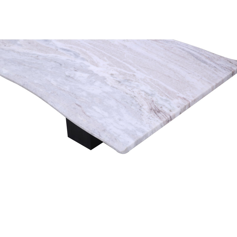 Table basse à plateau en marbre Rouge