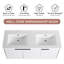 Meuble-lavabo double 48 po avec plateau en résine-915129698