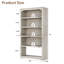 Bibliothèque standard à 5 niveaux H 71 "x l 37" Luper-231451985