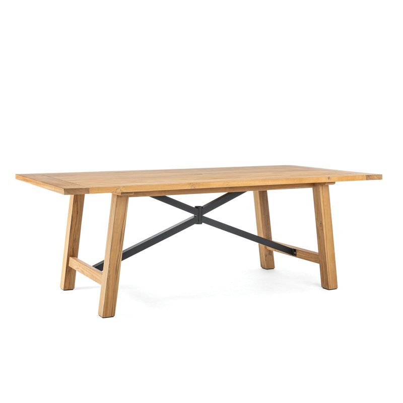 Truss Outdoor Teak Dining Table