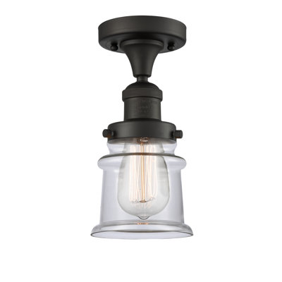 Plafonnier semi-encastré 1 lumière 5,25 po Alexandira