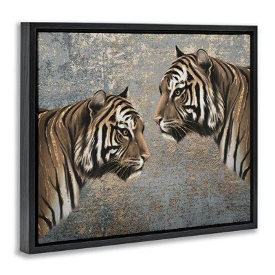 Miroir du tigre en miroir, art mural encadré par Svetlana Aleynikova