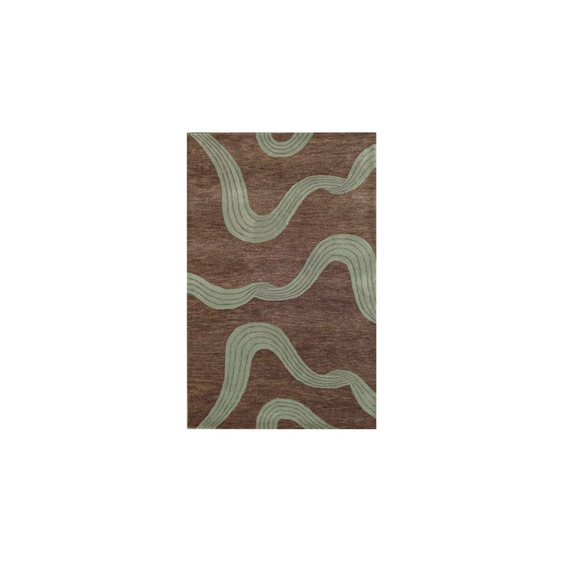 Ilford Wool Abstract Indoor Rug, Rectangle 5' x 8'