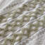 Ensemble d'édredon en coton avec imprimé chenille et sauge / ivoire 3 pièces-128367353