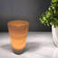 Vase à fleurs en onyx beige