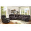 Causeuse inclinable avec accoudoirs coussinés en similicuir Mouzon-55444728-100215152