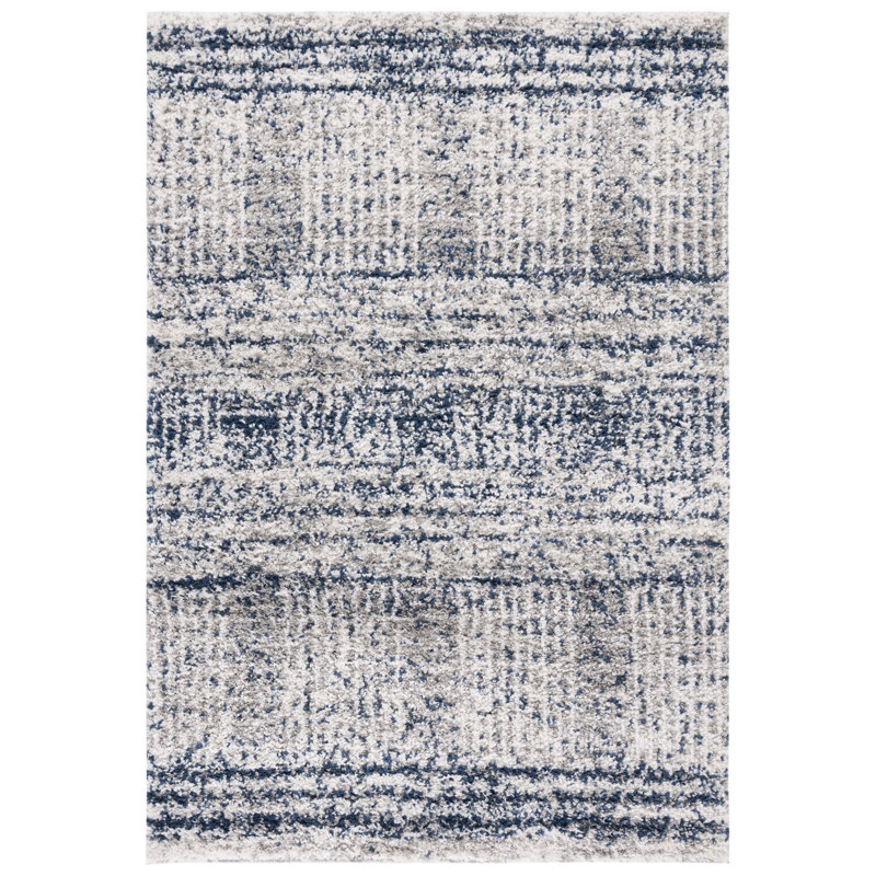 Pennsport 100 Area Rug In Navy / Ivory, Rectangle 5'3" x 7'6"