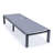 Marlin Modern Aluminum Outdoor Reclining Chaise Lounge - Weather-Resistant Sling Patio Chair for Poolside & Sunbathing-943377676-943377673