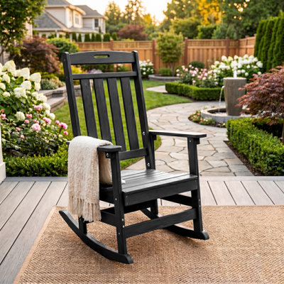Chaise berçante d'extérieur HDPE