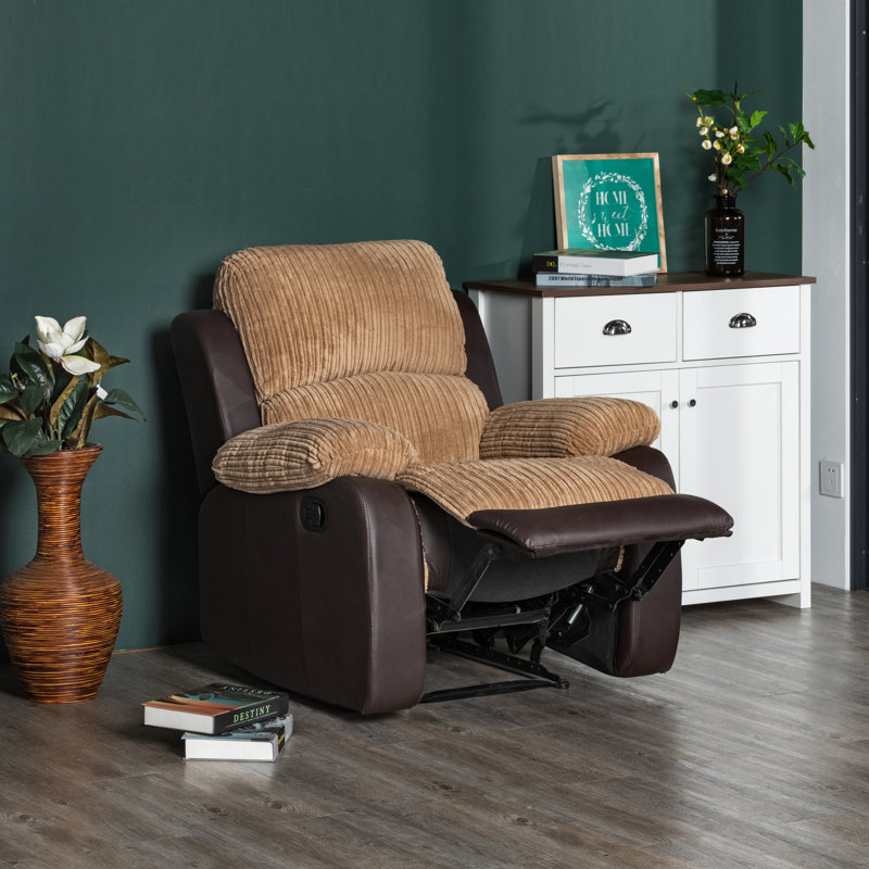 Saint-Benoit 88.5cm Wide Standard Recliner, Brown