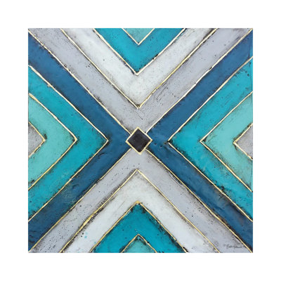 Geometric Common Ground by Britt Hallowell - 1 Piece Wall Art on Canvas