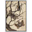 Moth and Cat debout sur un arbre, gothique, maussade, illustrations foncées, art moderne-101165842-101165847
