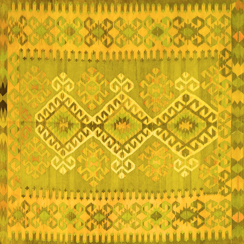 Hallei Performance Southwestern Indoor Rug, Square 8'
