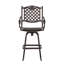 TABOURET DE BAR EN FONTE D'ALUMINUM