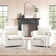 Hendina Upholstered Swivel Armchair