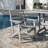 Commercial All Weather Adirondack Table And 4 Chairs With Cupholders-951615405