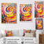 Printemps célébration abstraite, reproduction d'art sur toile-847356327-847356326