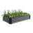 Raised Garden Bed Outdoor, Metal Raised  Rectangle Planter Beds for Plants, Vegetables, and Flowers, 6×3×1ft-1024144046-1024144047