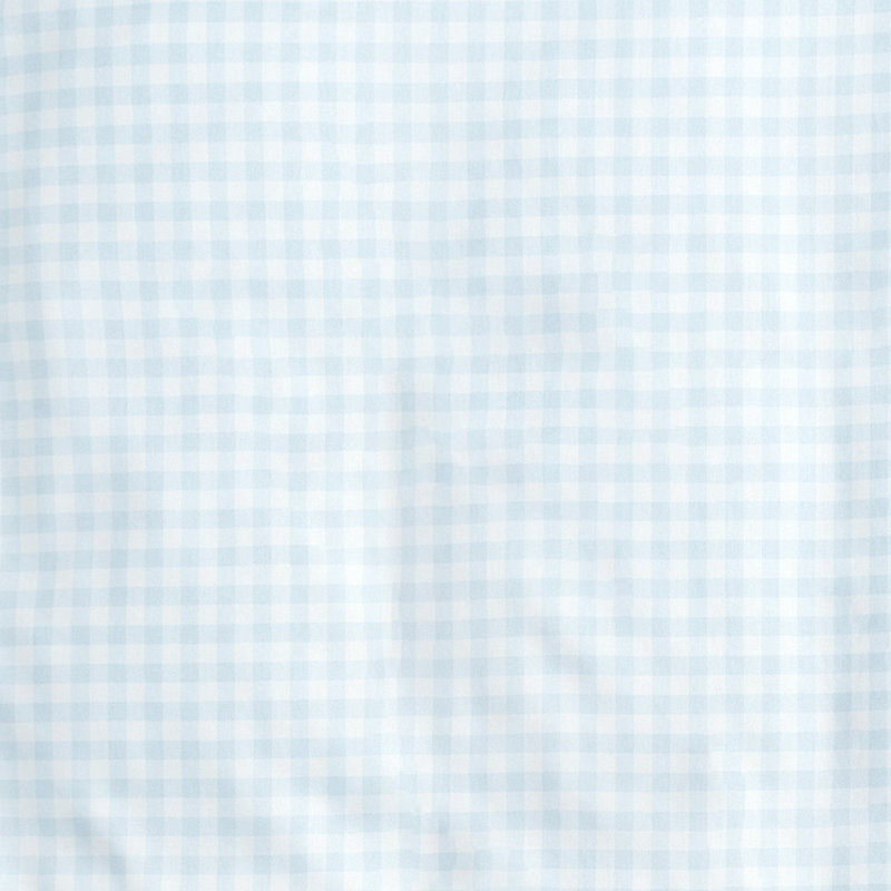 Couette pour tout-petit pique-nique en vichy, bleu, Blue