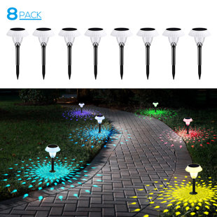 LEONLITE 8-Pack Dimmable LED Landscape Wall Wash Lighting, Low Voltage  Landscape Lights, 12W/5W/2W, ETL Listed, 12-24V Wired Pathway Spotlights  Outdoor, Aluminum, IP65 Waterproof, 3000K Warm White 
