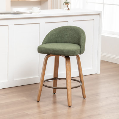 Swivel Upholstered Counter Stool
