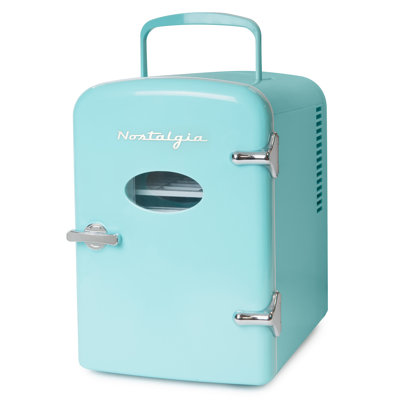 Nostalgia Retro 0.14 cu. ft. Countertop Mini Fridge