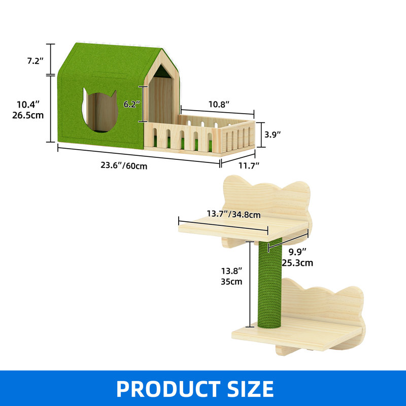 27.4cm H Cat Tree