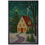 Hiver, art mural, impression sur toile encadrée, décoration de Noël-118759286-118759287