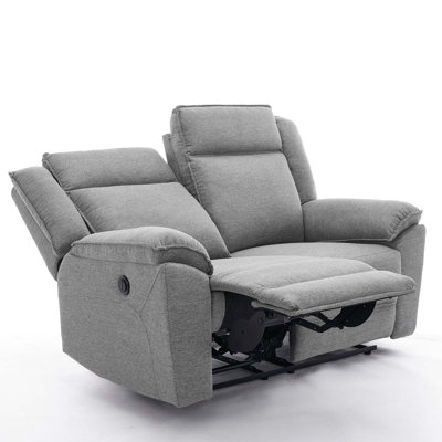 Beola Linen Electric Reclining Sofa