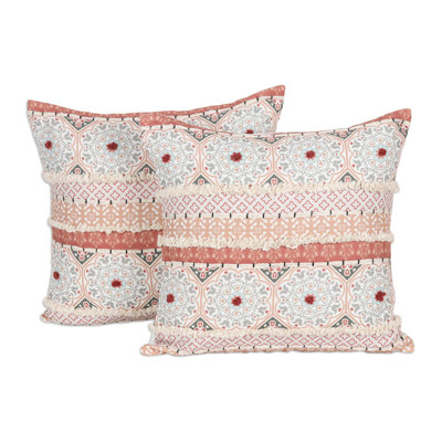 Housse et insert de coussin carré 100% coton 