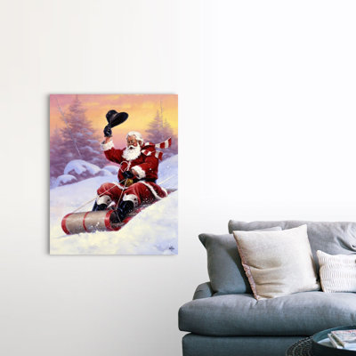 " Here Comes Santa " by Jack Sorenson Painting Print