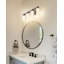 Éclairage pour salle de bain 4 lumières DEL à intensité variable moderne, 5 températures de température réglables, bronze huilé-1221880633-1221880624-1221880639