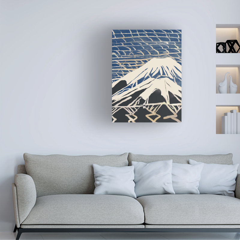 «Little Dean Snowy Peak», art sur toile, H 35 po x l 47 po