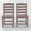 Ensemble de 2 chaises d'extérieur sans accoudoirs-964327687