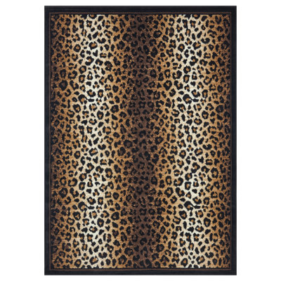Tapis 7 pi 10 po x 9 pi 10 po Ebron Leopard
