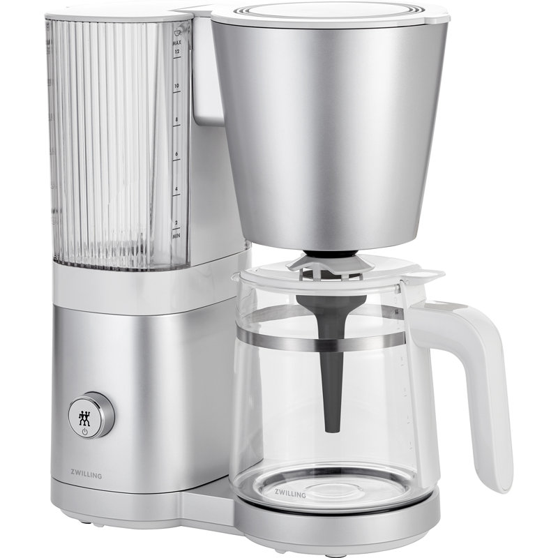 ZWILLING Enfinigy Glass Drip Coffee Maker, Silver
