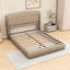 Grand lit plateforme tapissier avec tête de lit-101181420