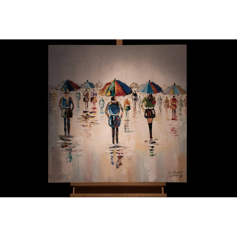 Hand -painted Acrylic Painting Sweet Rain